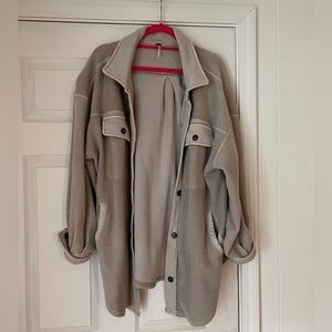 Free People ruby shacket